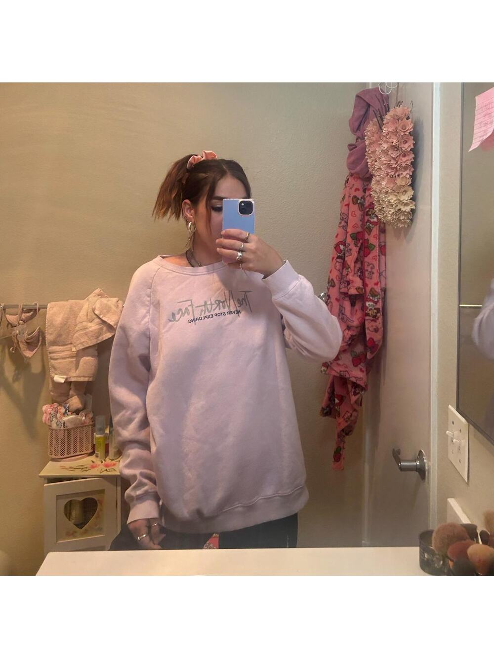 The north face lavender crewneck
